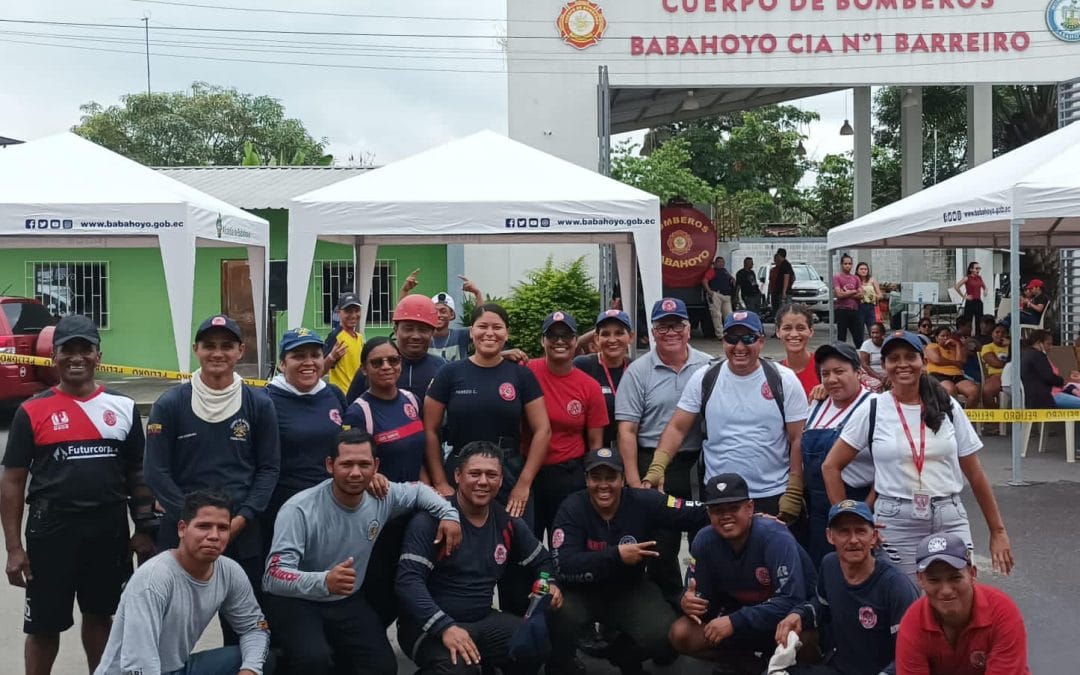 PERSONAL OPERATIVO ASISTE A LA II COMPETENCIA BOMBERIL EN LA CIUDAD DE BABAHOYO